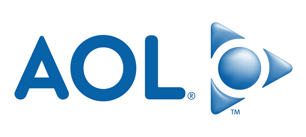 aol logo stamp